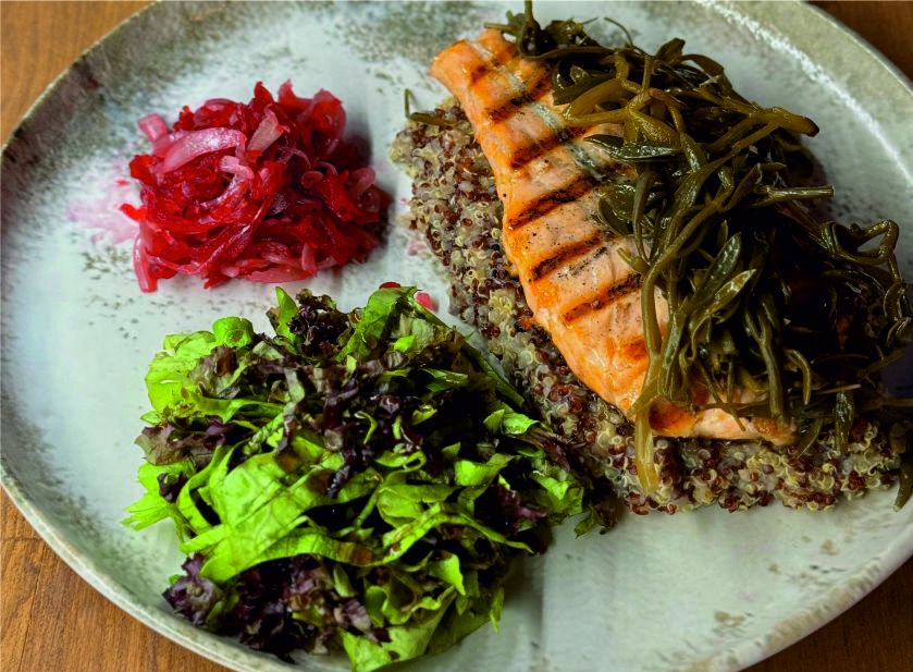 Gegrillter Lachs